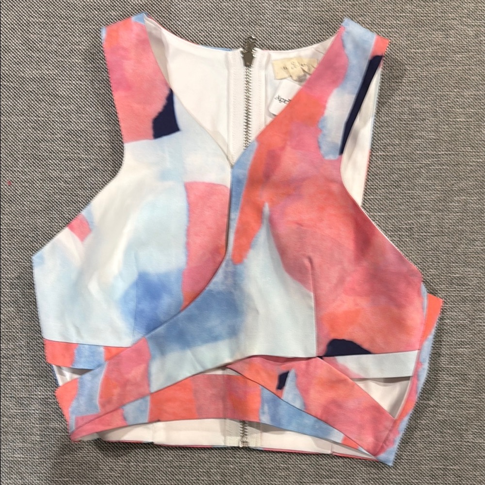 Colorful Abstract Women's Top